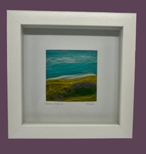 Load image into Gallery viewer, Mini textile art - Sea View