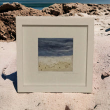 Load image into Gallery viewer, Sea Crest - Mixed Media Textile Sea Study - 290x290mm
