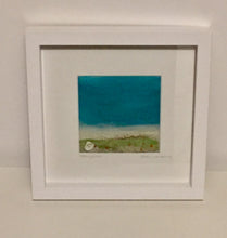 Load image into Gallery viewer, Sea Grass - Mixed Media Textile Sea Study - 29x29cm