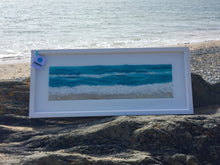 Load image into Gallery viewer, Textile Art - Along the Shoreline' 96x38cm - **Made to Order**