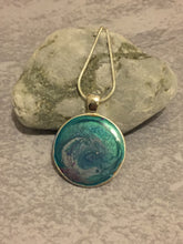 Load image into Gallery viewer, Pendant Small round - Under the sea
