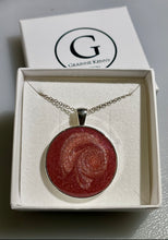 Load image into Gallery viewer, Medium Crimson/red Pendant
