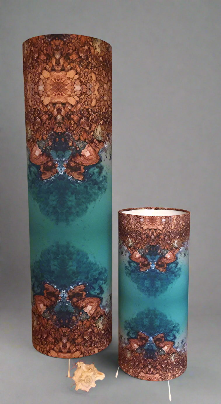 Table Lamp in Pebbles