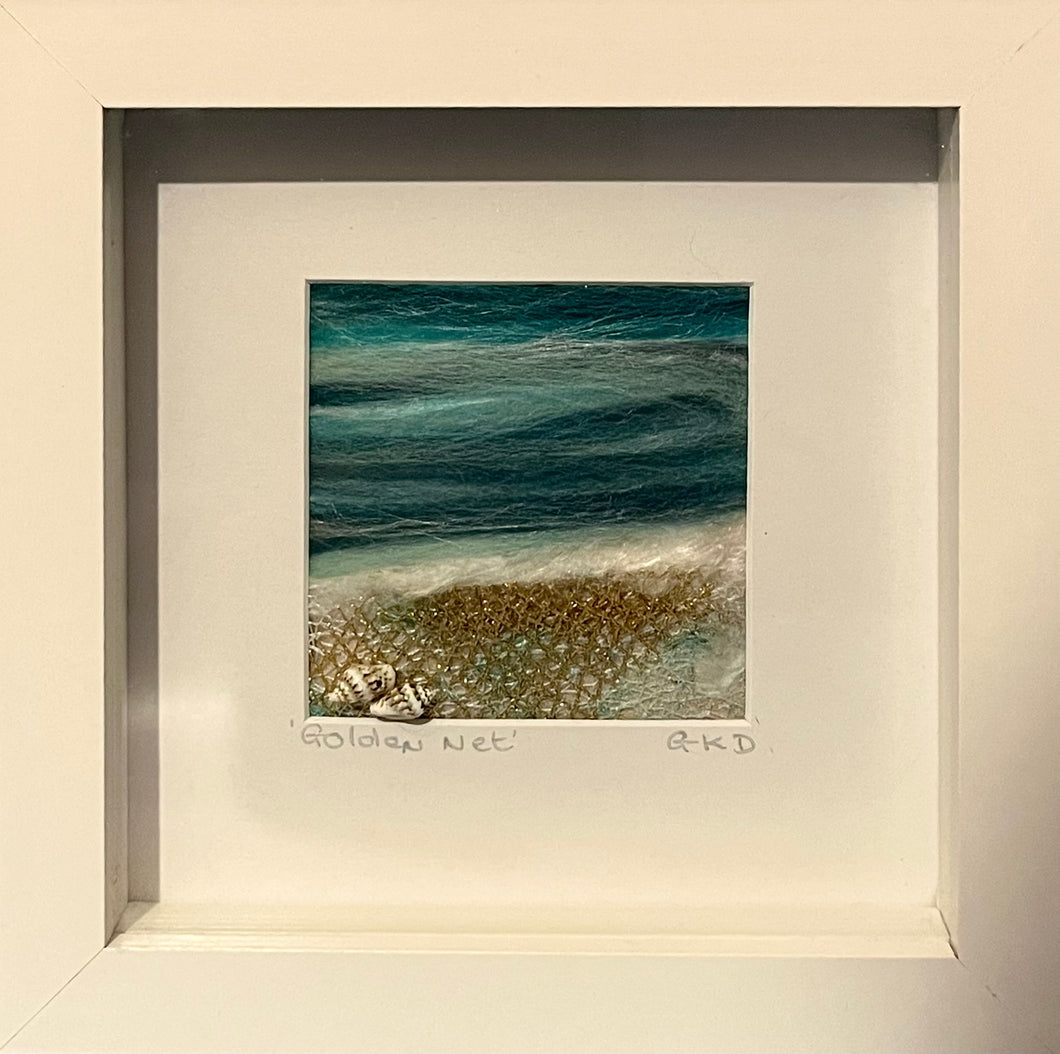 Mini Textile Sea study - Golden Net