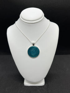 Small Teal green Pendant