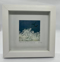 Load image into Gallery viewer, Mini Textile Art - Above the waves
