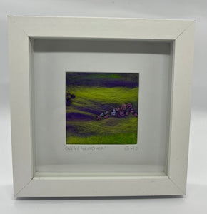 Mini Textile Art- Wild Heather