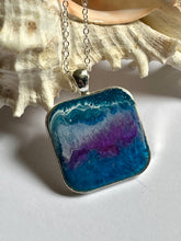 Load image into Gallery viewer, Sea Inspired Purple &amp; Blue Pendant
