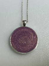 Load image into Gallery viewer, Medium Plum sparkle pendant
