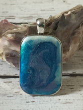 Load image into Gallery viewer, RECTANGULAR SEA WAVES PENDANT
